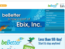 Tablet Screenshot of bebetter.com